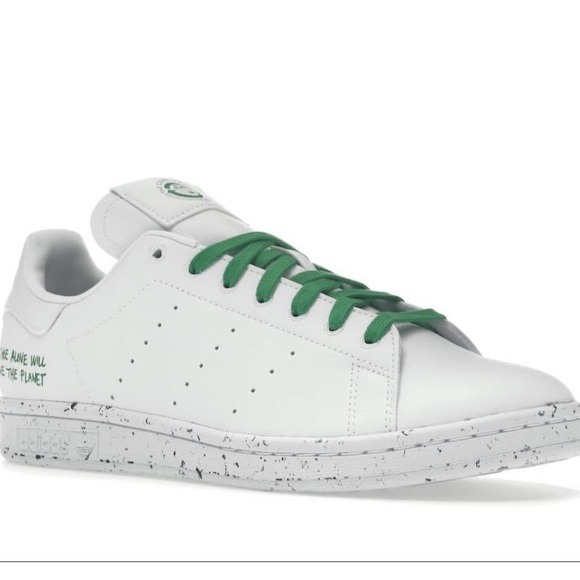 NWT!! Men’s Adidas Stan Smith Clean Classics.       Save The Planet 10.5 - Picture 7 of 8